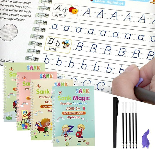 AfianaMagic® Cuadernillos de caligrafía - Mejora hasta 7 veces la escritura de tu hijo